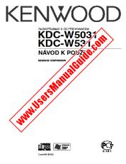 Ver KDC-W5031 pdf Manual de usuario checo