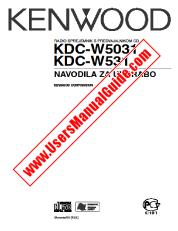 View KDC-W5031 pdf Slovene User Manual