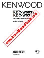 Voir KDC-W531 pdf Suédois Mode d'emploi