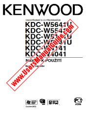 Ansicht KDC-W4041 pdf Tschechisches Benutzerhandbuch