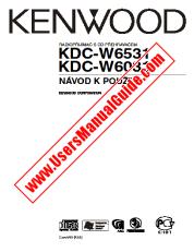 Ver KDC-W6031 pdf Manual de usuario checo