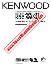 Ver KDC-W6031 pdf Manual de usuario esloveno