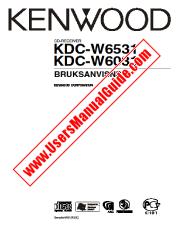 View KDC-W6031 pdf Swedish User Manual