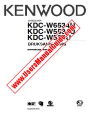 Ansicht KDC-W5534U pdf Schwedisches Benutzerhandbuch