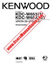 View KDC-W6537U pdf Croatian User Manual