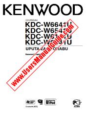 View KDC-W6541U pdf Croatian User Manual