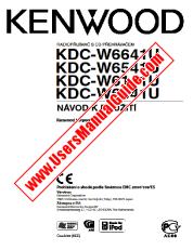 Ver KDC-W6141U pdf Manual de usuario checo