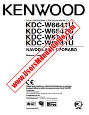 View KDC-W6541U pdf Slovene User Manual
