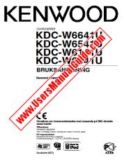View KDC-W6041U pdf Swedish User Manual