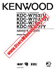 Ver KDC-W7037 pdf Manual de usuario checo