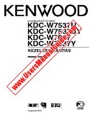 View KDC-W7037Y pdf Hungarian User Manual
