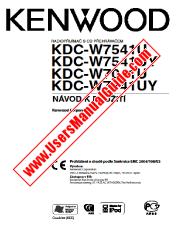 Ver KDC-W7541UY pdf Manual de usuario checo
