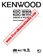 Ver KDC-W808 pdf Manual de usuario checo