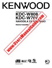 Ver KDC-W707 pdf Manual de usuario esloveno