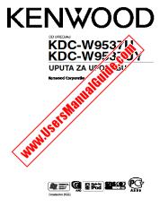 View KDC-W9537UY pdf Croatian User Manual