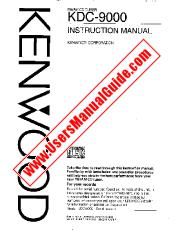 Ver KDC-9000 pdf Manual de usuario en inglés (EE. UU.)