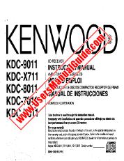 View KDC-X811 pdf English (USA) User Manual