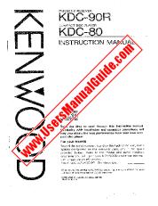 Visualizza KDC-90R pdf Manuale utente inglese (USA).