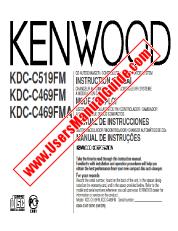 Voir KDC-C519FM pdf English (USA) Manuel de l'utilisateur