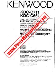 Ver KDC-C711 pdf Manual de usuario en inglés (EE. UU.)