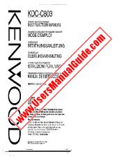 Vezi KDC-C803 pdf Engleză (SUA) Manual de utilizare