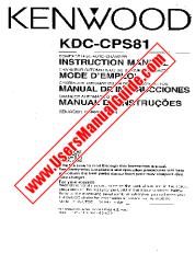 Ver KDC-CPS81 pdf Manual de usuario en inglés (EE. UU.)