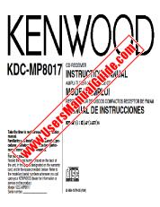 Voir KDC-MP8017 pdf English (USA) Manuel de l'utilisateur