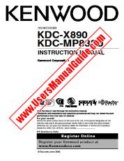 Voir KDC-MP832U pdf English (USA) Manuel de l'utilisateur