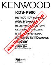 Ver KDS-P900 pdf Manual de usuario en inglés (EE. UU.)