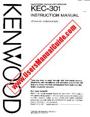 Visualizza KEC-301 pdf Manuale utente inglese (USA).