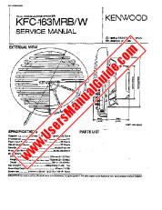 Ver KFC-163MRB pdf Manual de usuario en inglés (EE. UU.)