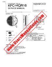 Ver KFC-HQR16 pdf Manual de usuario en inglés (EE. UU.)