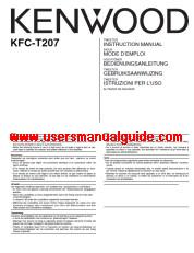 Visualizza KFC-T207 pdf Manuale utente inglese
