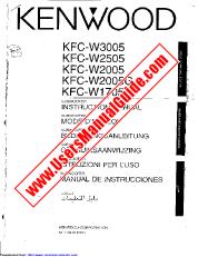 Ver KFC-W2505 pdf Manual de usuario en inglés (EE. UU.)