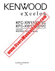 Voir KFC-XW1100DVC pdf English (USA) Manuel de l'utilisateur