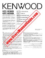 Ver KFC-W2509 pdf Manual de usuario en inglés (EE. UU.)