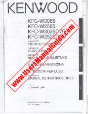Ver KFC-W2585 pdf Manual de usuario en inglés (EE. UU.)