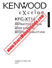 Ansicht KFC-XT14 pdf Englisch (USA) Benutzerhandbuch