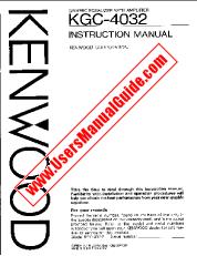 Ver KGC-4032 pdf Manual de usuario en inglés (EE. UU.)