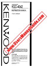 Vezi KGC-4042 pdf Engleză (SUA) Manual de utilizare