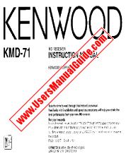 Vezi KMD-71 pdf Engleză (SUA) Manual de utilizare