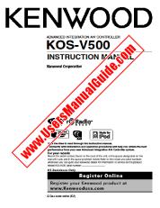 Ver KOS-V500 pdf Manual de usuario en inglés (EE. UU.)
