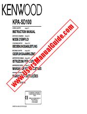 Ver KPA-SD100 pdf Manual de usuario en inglés (EE. UU.)