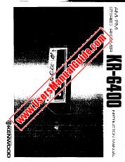 Vezi KR-6400 pdf Engleză (SUA) Manual de utilizare