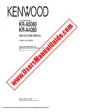 Ver KR-A4080 pdf Manual de usuario en inglés (EE. UU.)