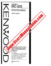 Ver KRC-3005 pdf Manual de usuario en inglés (EE. UU.)