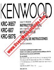 Ver KRC-X657 pdf Manual de usuario en inglés (EE. UU.)