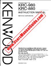Ver KRC-980 pdf Manual de usuario en inglés (EE. UU.)