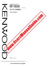 Vezi KR-V6040 pdf Engleză (SUA) Manual de utilizare