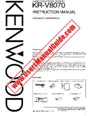 Ver KR-V8070 pdf Manual de usuario en inglés (EE. UU.)